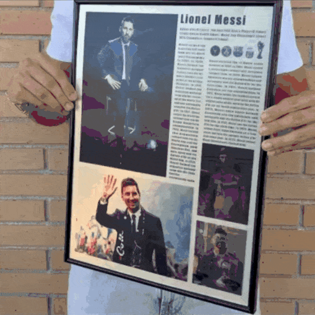 Soccer 3D Lenticular Poster