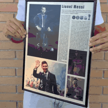 Soccer 3D Lenticular Poster