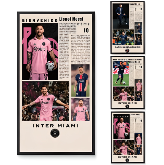 Soccer 3D Lenticular Poster